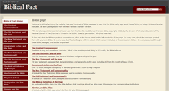 Desktop Screenshot of biblicalfact.com
